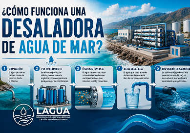 ¿Cómo funciona una desaladora?